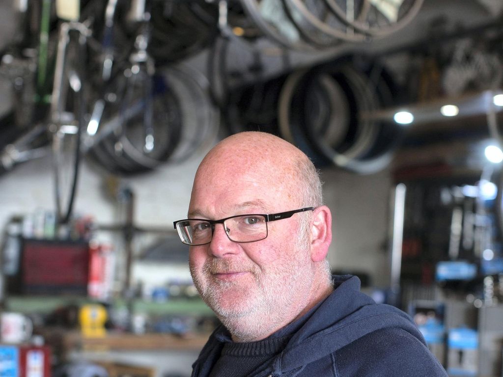Toby Taylor of Harbour Bikes says the town should capitalise on its Royal past. Mark Chilvers/The National