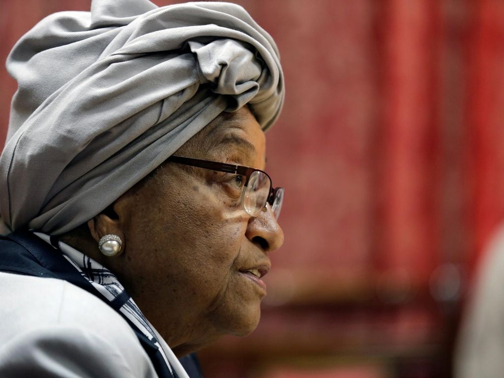 Former Liberian President Ellen Johnson Sirleaf. Reuters