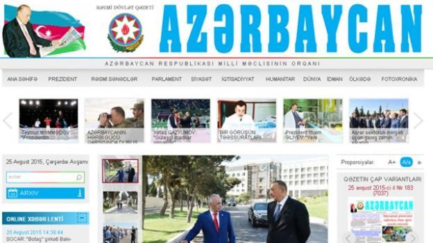 Government newspaper website