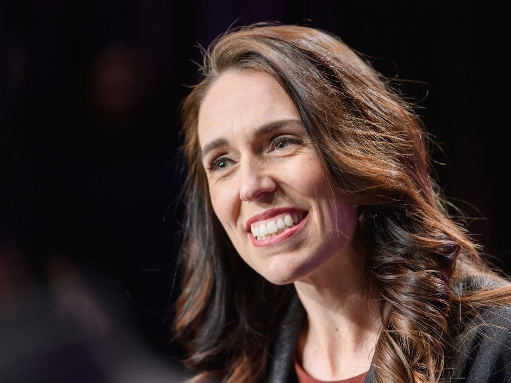 New Zealand Prime Minister Jacinda Ardern speaks to the media following The Press Leaders Debate at Christchurch Town Hall on October 06, 2020 in Christchurch, New Zealand. Getty Images