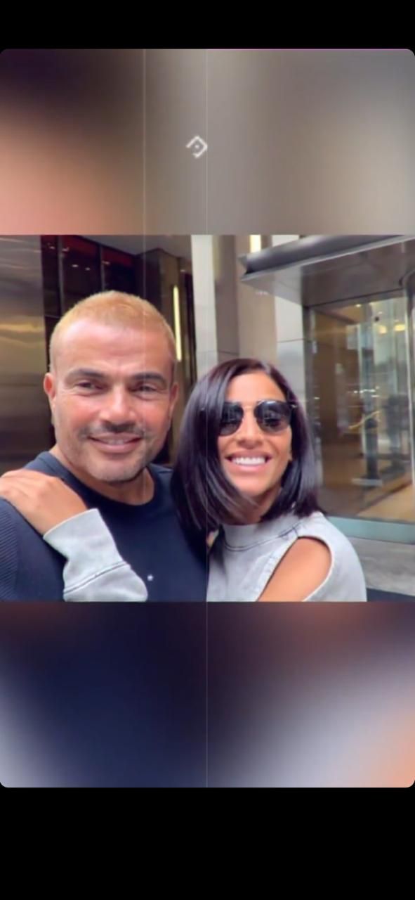 Dina El Sherbiny flirts with Amr Diab on his birthday ...