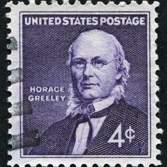 Presidential candidate Horace Greeley died of exhaustion at the end of his election campaign in 1872.