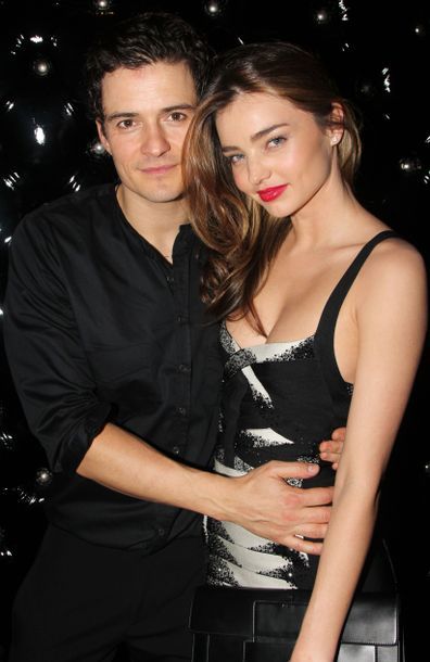 Orlando Bloom, Miranda Kerr, after party, Broadway opening night of Shakespeare's Romeo and Juliet, The Edison Ballroom, September 19, 2013 in New York City