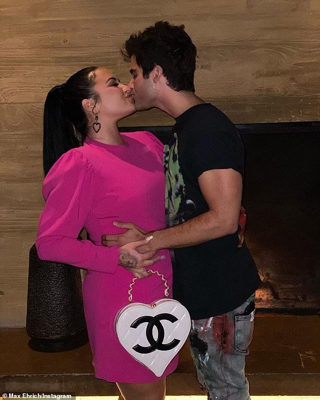 Not Shy: Though Demi hasn't publicly addressed the broken engagement yet, Max hasn't shied away from sharing his thoughts on the breakup, even claiming Demi used their breakup as a publicity stunt earlier this month. Demi and Max pictured in August