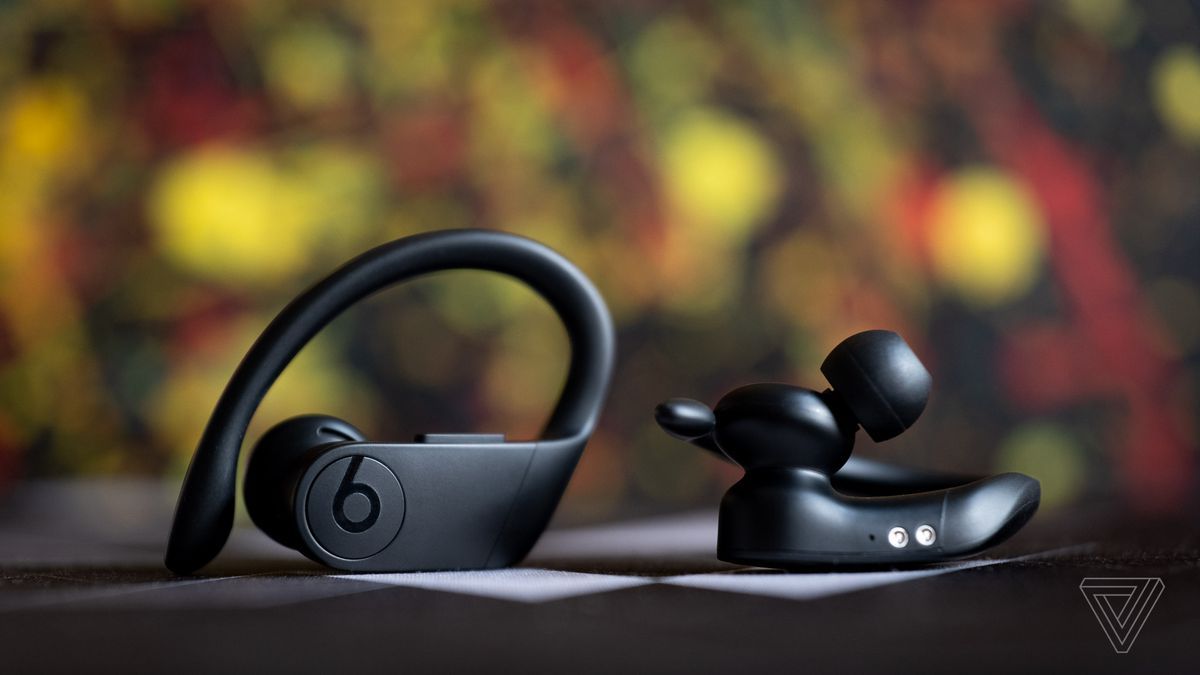 A picture of the Powerbeats Pro, the best wireless headphones for fitness.
