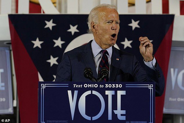 “You know, we have to get together. That's why I run. I'm running for the Senate as a proud Democrat when I ran for Vice President as a proud Democrat, and I'm running for President as a proud Democrat, ”Biden said on Monday