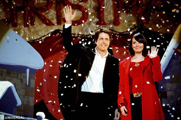 Funny: Lulu also claimed that Hugh Grant (pictured with Martine McCutcheon's character Natalie) said he hated children when he was introduced to her