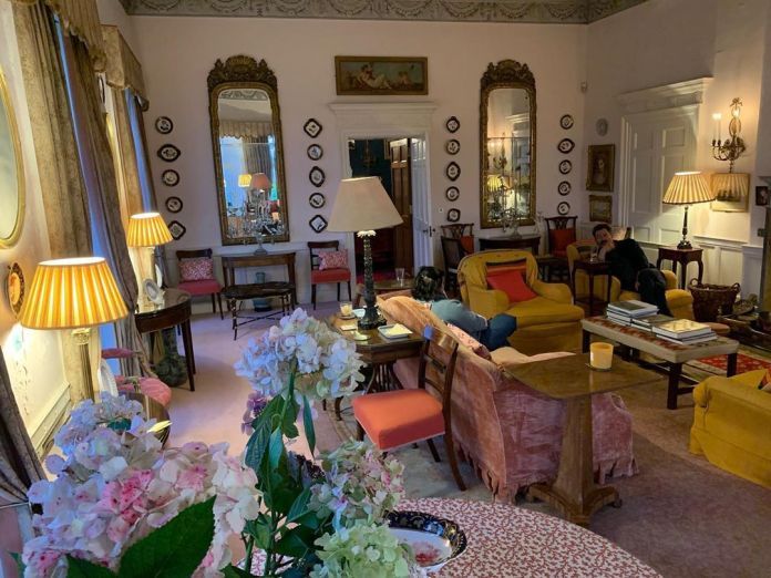 The famous party room has been the site of many colorful affairs, including the spot where Marianne Faithfull dumped Mick Jagger