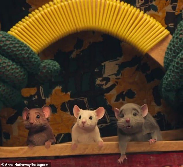 Aww: The new footage also had some short but cute shots of the kids after they were turned into mice
