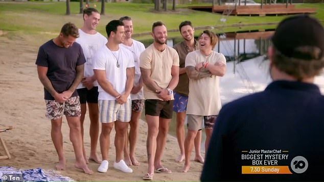What did I say again? The men later gather on the beach where they are told that their private conversations have been secretly monitored