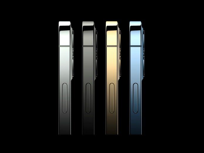 The Pro models are available in four colors (left to right): silver, graphite, gold, and Pacific blue