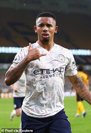 Jesus was injured in the Man City win at Wolves