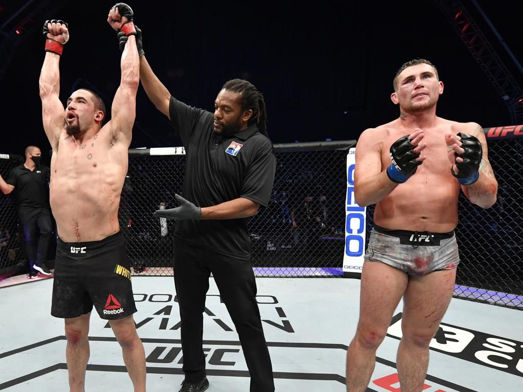 Whittaker is back on Fight Island after defeating Darren Till in July.