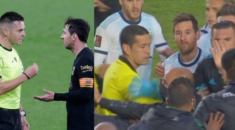 Messi. Encountered more clashes (screenshot, Reuters)