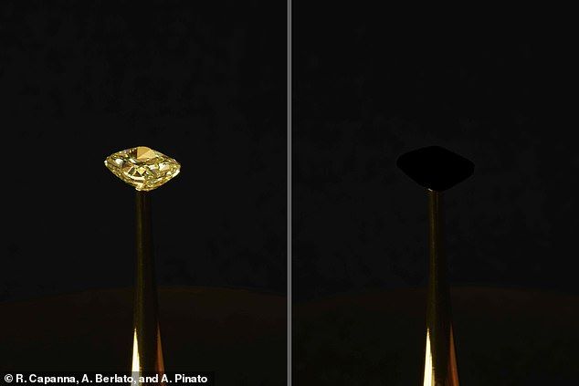 In 2019, researchers at MIT covered a diamond worth $ 2 million with what is supposedly the