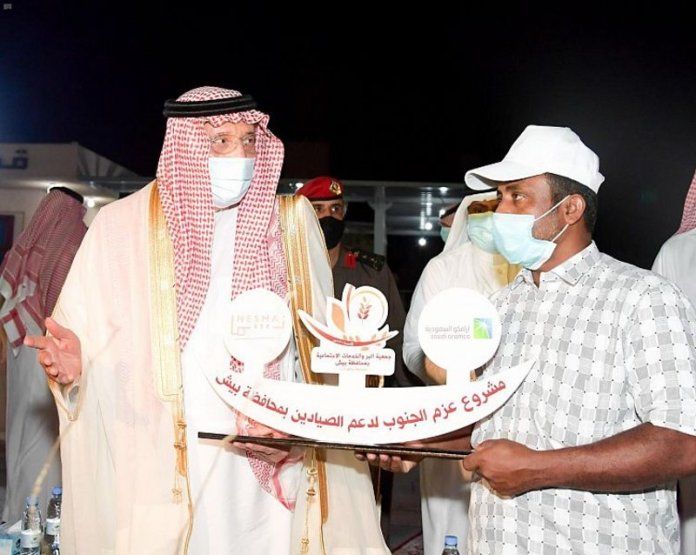 The Emir of Jazan inaugurates development projects in Baysh with more than 41 million riyals