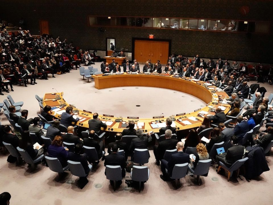 A meeting of the United Nations Security Council on January 26, 2019.