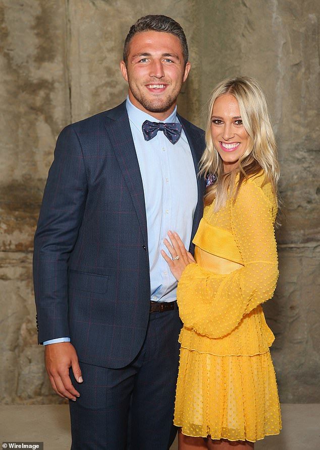 Allegations: On October 2, Sam was officially resigned from his coaching role with the South Sydney Rabbitohs after allegations about his marriage and wild lifestyle were published in The Australian. Sam and Phoebe are pictured in February 2016