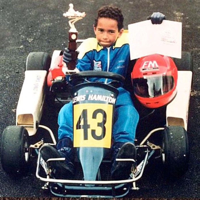 Hamilton has come a long way from being a young champion go-kart
