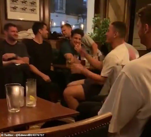 Rugby Onslaught received a video of several high profile members of the team drinking together in a pub