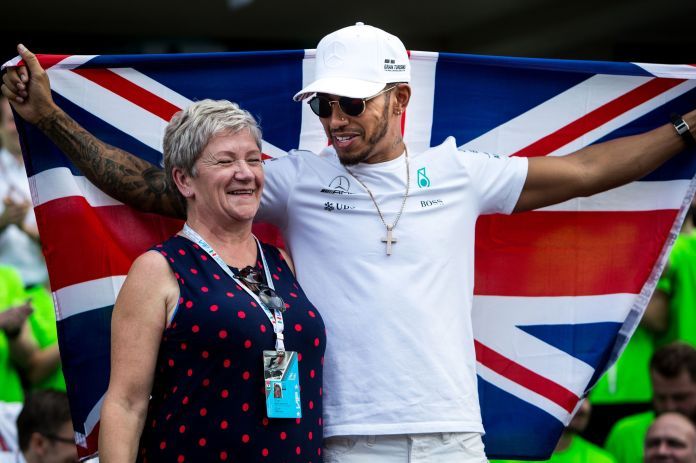 Lewis Hamilton lived with mother Carmen until he was 12 when he moved in with his father
