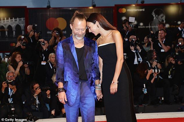 Husband and Wife: The couple were first married in 2017, and Dajana will appear in Thom's short film ANIMA (pictured at the 75th Venice Film Festival) in 2019.