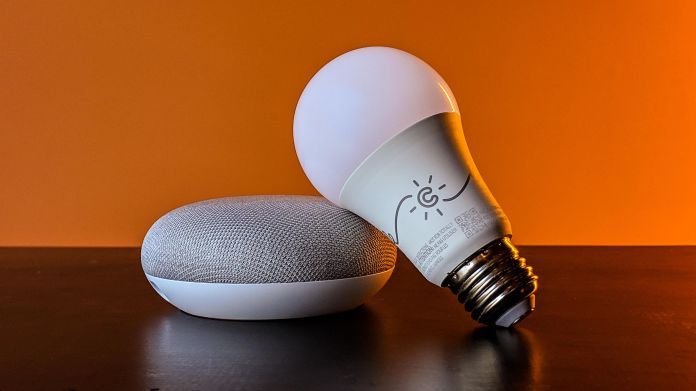 Google-Starter-Kit-1-Home-Mini-C-by-Ge-LED-Lampe
