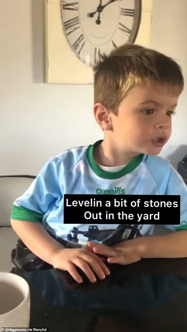 One hectic day, he hoped to line up the stones in the yard before cutting his grandfather's alley