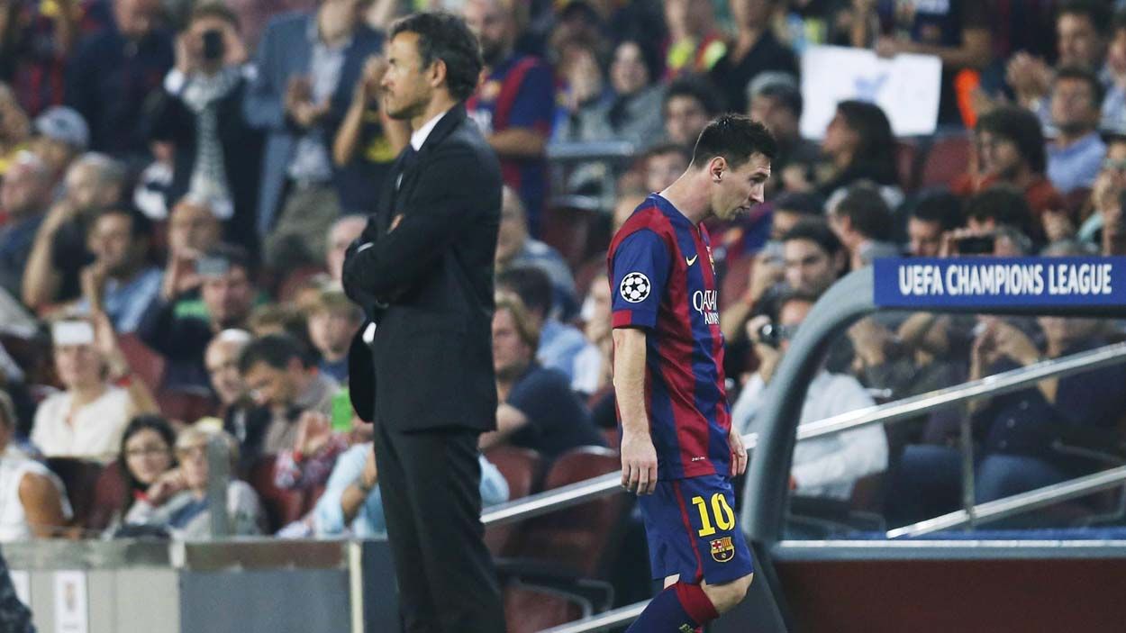 Messi and Luis Enrique. There is no clear worldview like Diego Simeone has