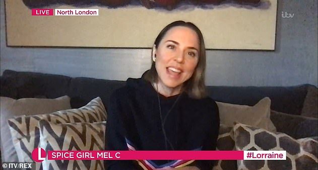 Comeback: Earlier this month, Mel C confirmed that the Spice Girls could reunite next year on the occasion of their 25th anniversary with a performance in Lorraine