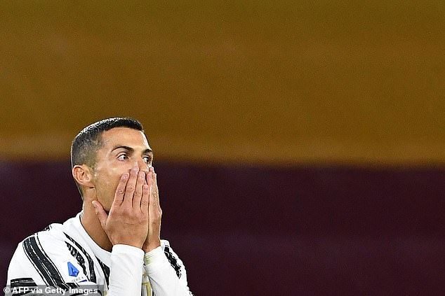 Ronaldo missed the Champions League duel after returning a third positive Covid-19 test