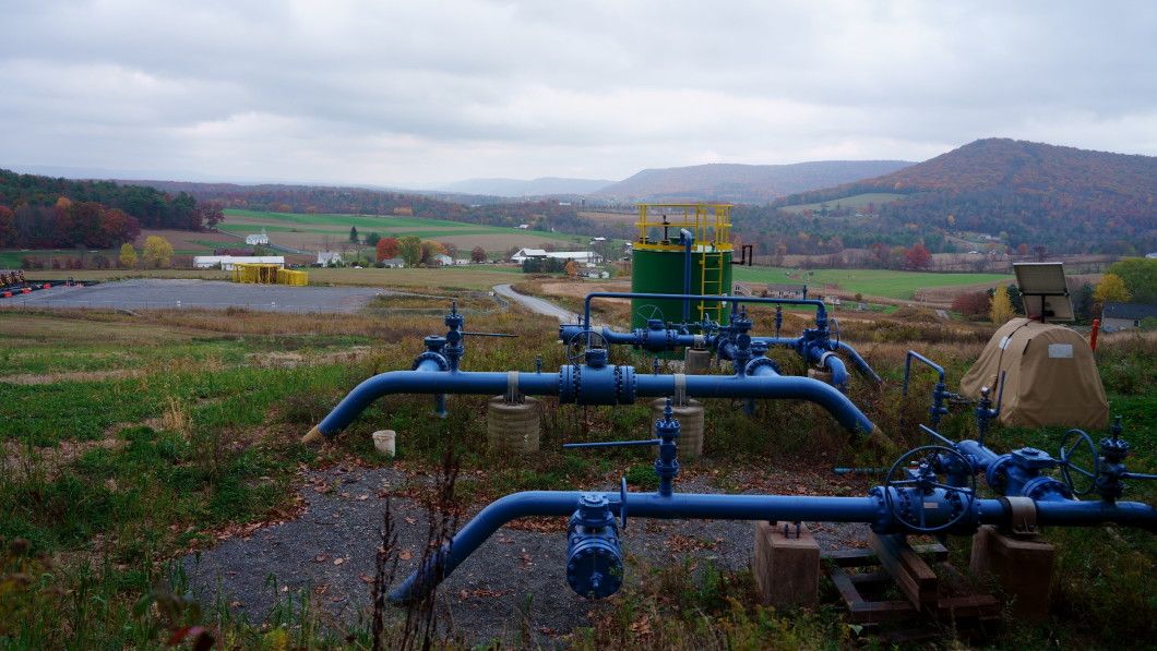 LARGE MANUFACTURER: Gas pipelines are not an uncommon sight in rural Pennsylvania.