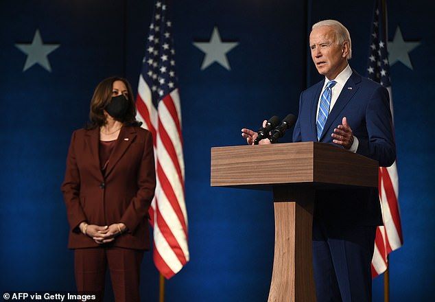 Joe Biden almost claimed election victory on Wednesday afternoon when he said he was