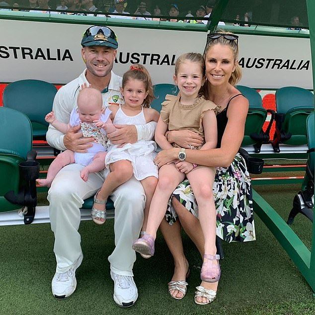Family: Candice is married to cricketer David Warner, with whom she shares three daughters, Ivy Mae, six, Indi Rae, four and 16-month-old Isla Rose (all pictured).