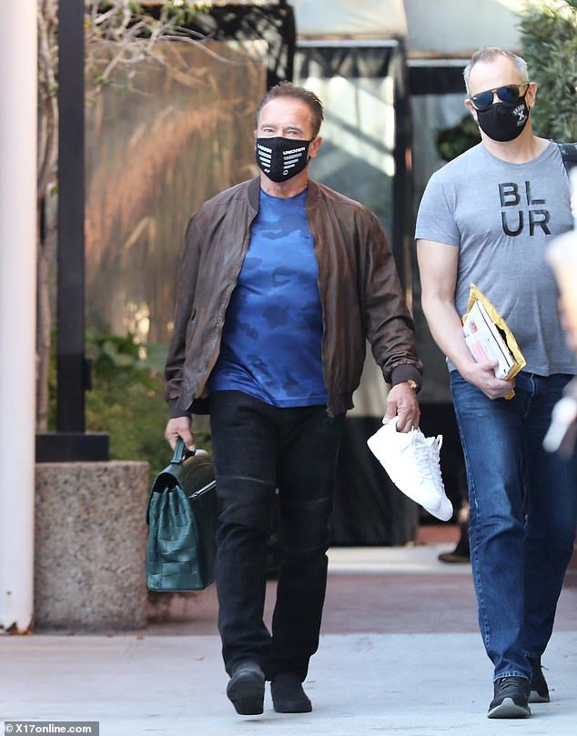 Easy Day Off: Over the weekend, the star seemed in excellent health when running errands