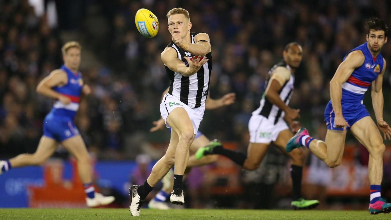 Could the Western Bulldogs be the best contender for Adam Treloar? Image: Michael Klein