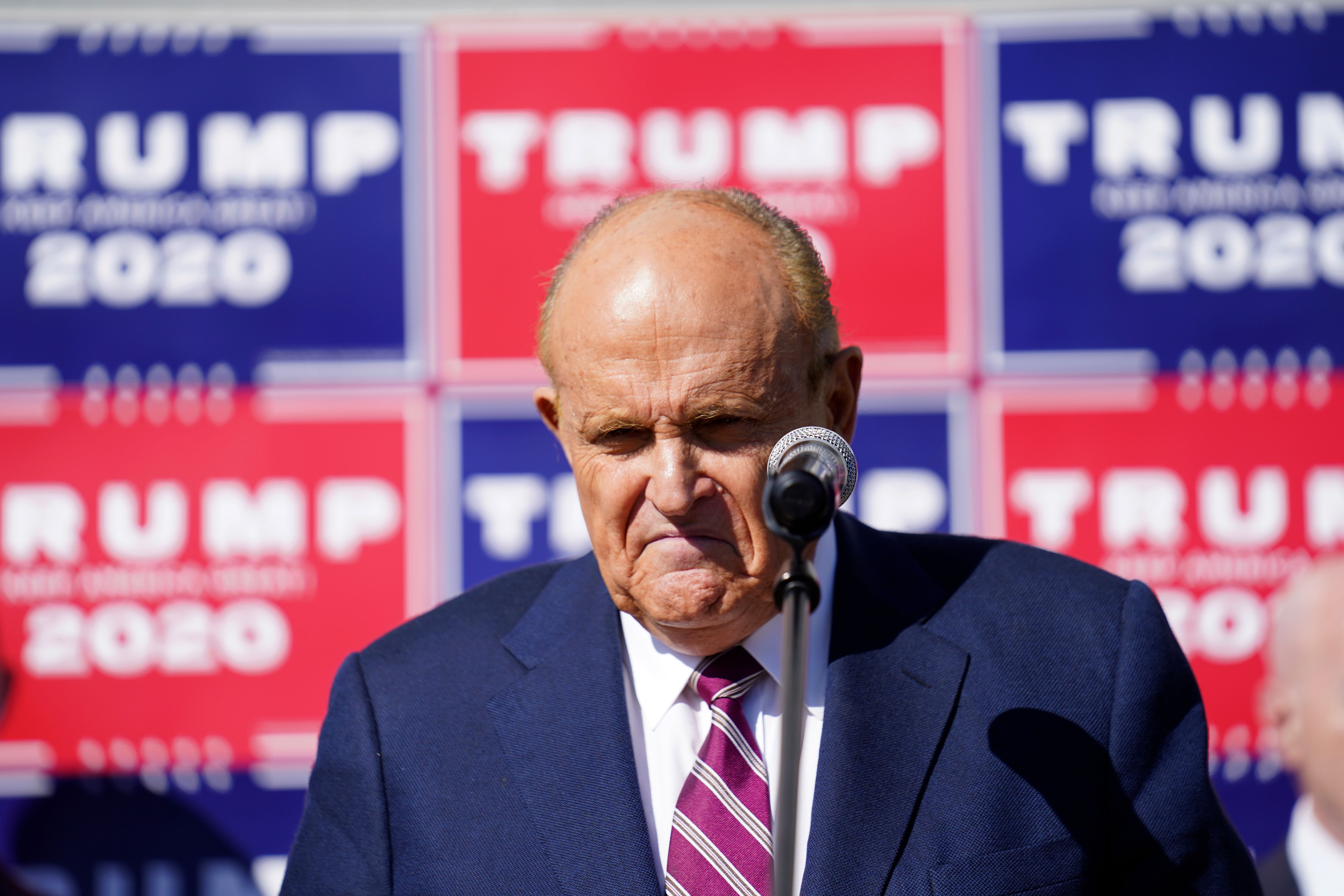 Rudy Giuliani said a civil rights case was being filed in federal court