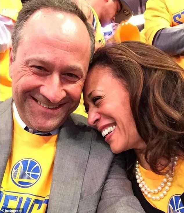 The couple hit it off instantly when he texted her from the courtyard side at a LA Lakers game. She replied 'Go Lakers' despite being a fan of the Golden State Warriors
