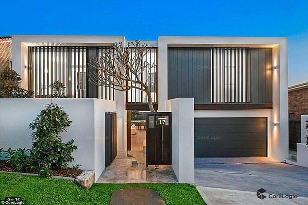 Second home in North Curl Curl: The savvy couple built this resort-style residence on another block in the same suburb before selling it for around $ 5 million in 2016