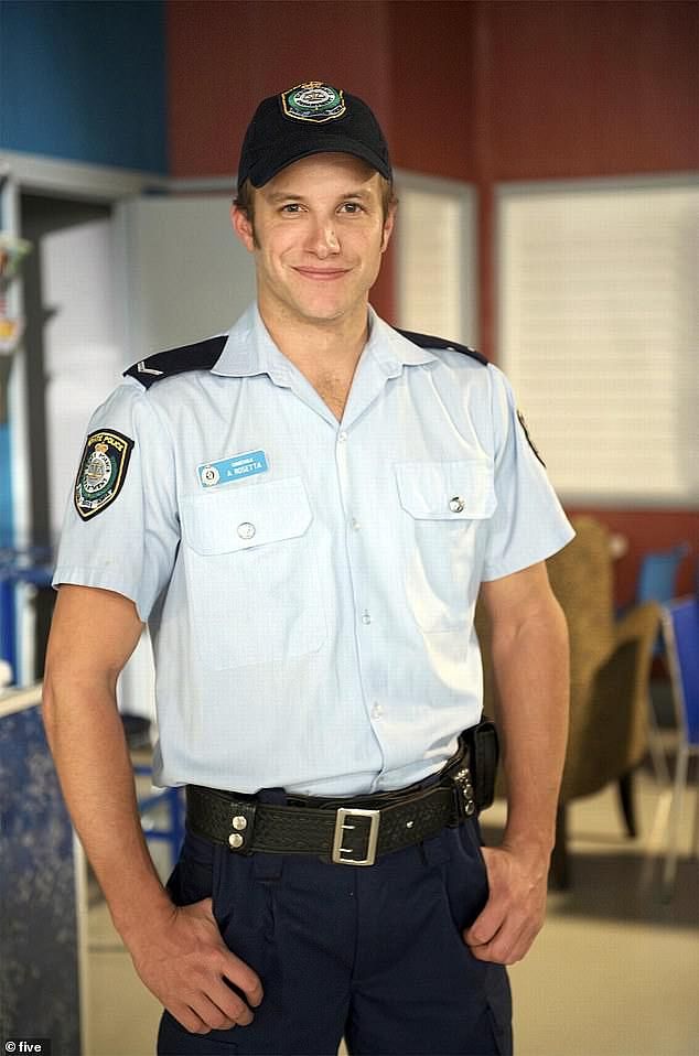 Exciting fans: Luke announced his return to the show earlier this year, almost a decade after he left the show in June 2011. Shown in character on the soap