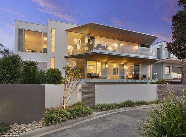 Dreams Come True: Jennifer and Jake bought a block of land in North Curl Curl and built this stunning mansion on it