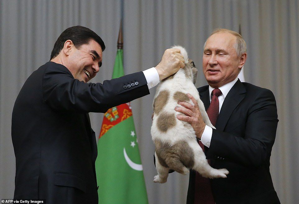 Berdymukhamedov has dedicated books and poems to the dog breed, which they consider