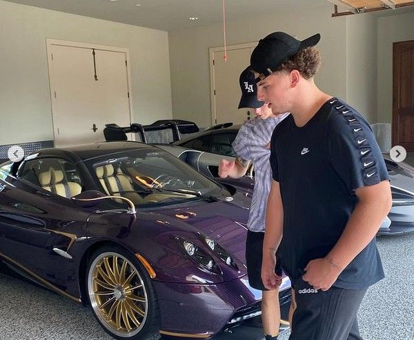 Teenage youtuber Gage Gillean with the car that ended up destroyed in the accident (Photo: Instagram)