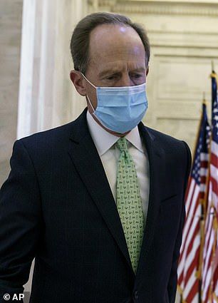 Sen Pat Toomey (pictured) joined growing numbers of Republicans in urging Trump to concede the election on Saturday