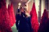 OWN DESIGN: The white house was decorated with red trees. The first lady was criticized for that. Photo: Twitter / Melania Trump
