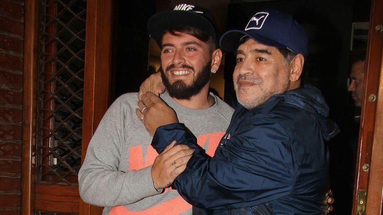 Diego Armando Maradona Sinagra, Italian son of El Diez.