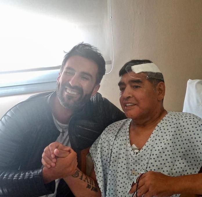 Diego Maradona (r.) With his doctor Leopoldo Luque on November 11 in Buenos Aires