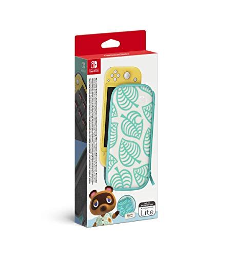 Nintendo Switch Lite Carrying Case (Animal Crossing: New Horizons Edition) & Screen Protector,10004106
