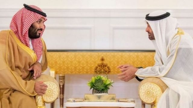 Crown Prince of Saudi Arabia, Mohammed bin Salman, and Crown Prince of Abu Dhabi, Mohammed bin Zayed