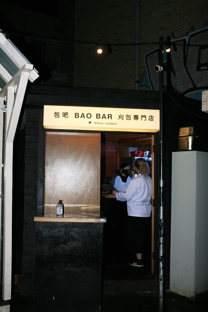 Bao's original location inside Netil Market, Hackney, opened during coronavirus lockdown